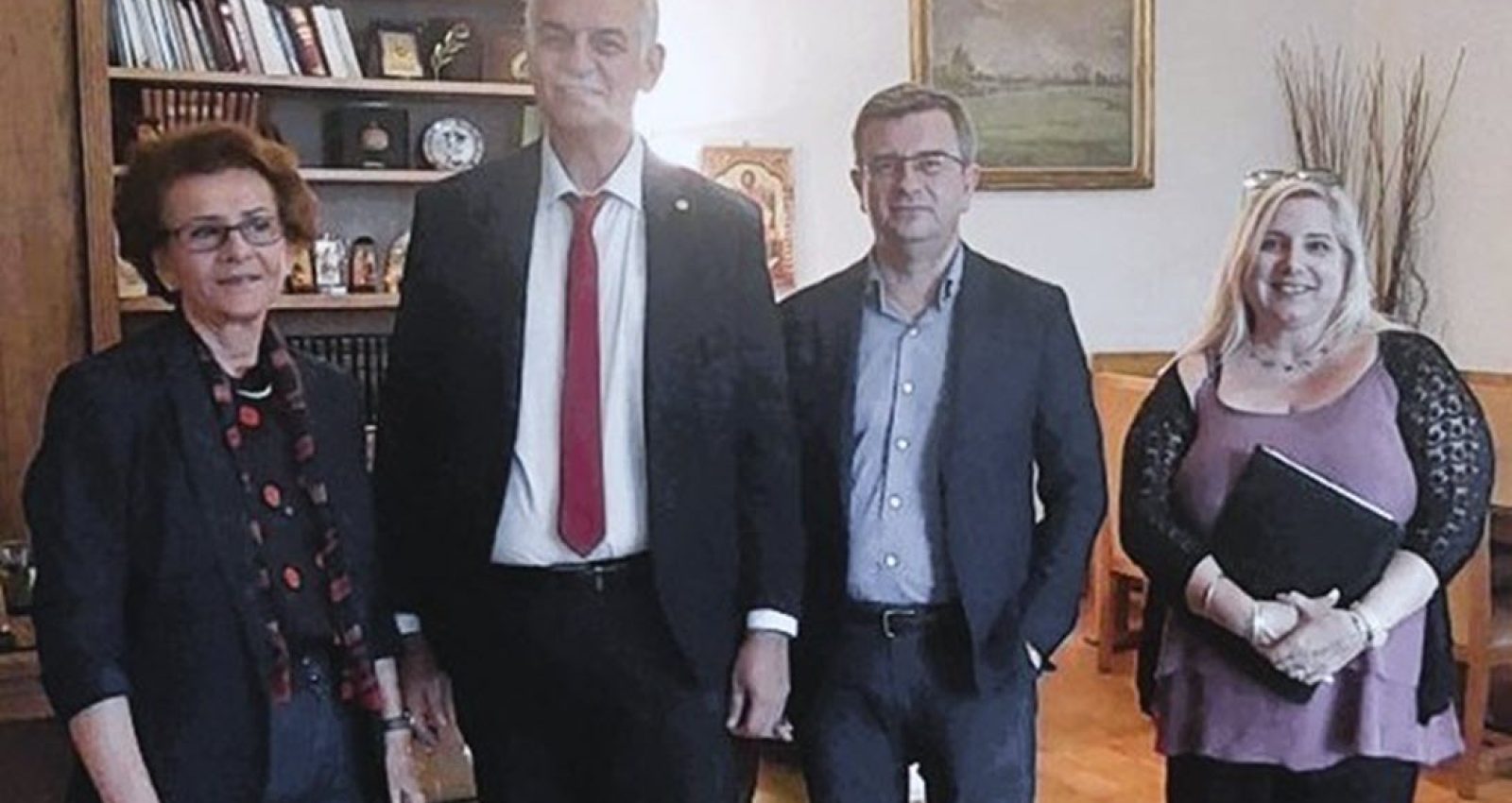 Κίντζιος με Μέλη του Συλλόγου